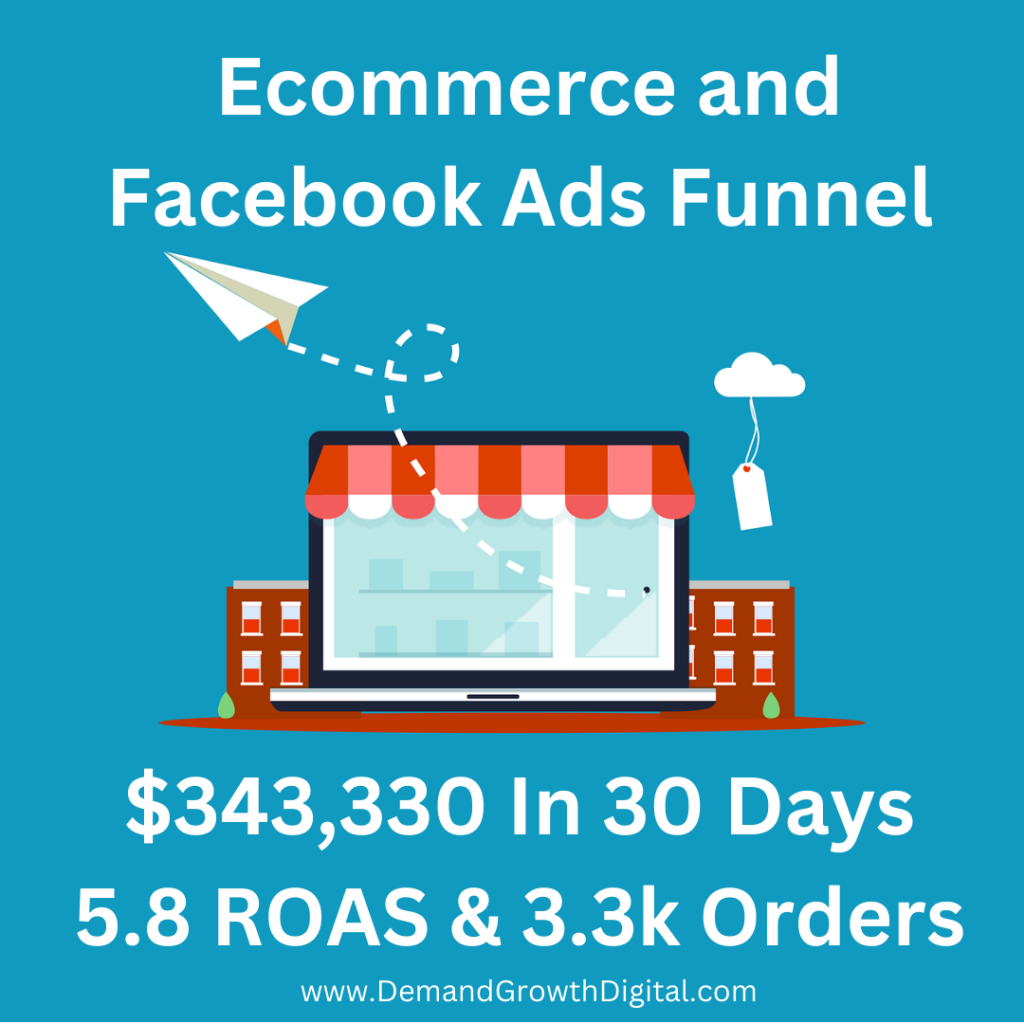 Ecommerce Store Made $343k In 1 30 Days With 5.8 ROAS & 3.3k Orders