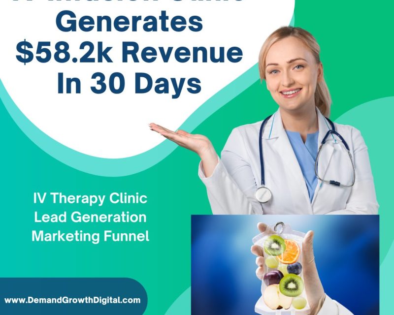 IV Infusion Clinic $58.2k in 30 Days