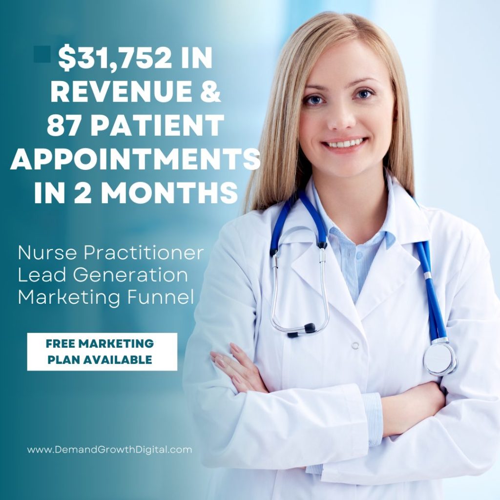 Nurse Practitioner Generated 87 Patient Appointments & $31.7k Revenue In 2 Months