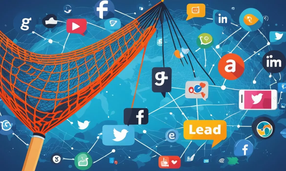 generate leads on social media