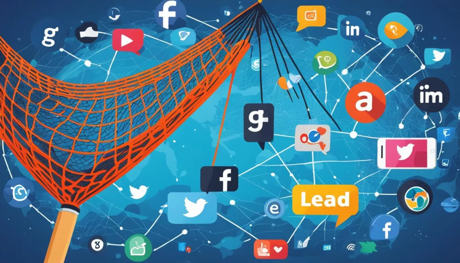 generate leads on social media