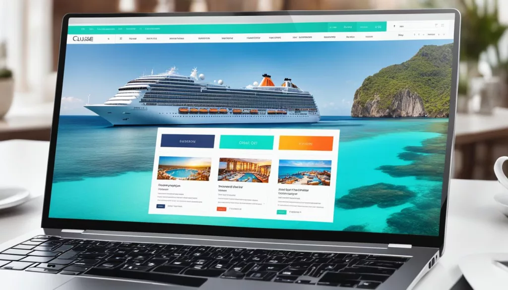 online travel cruise bookings