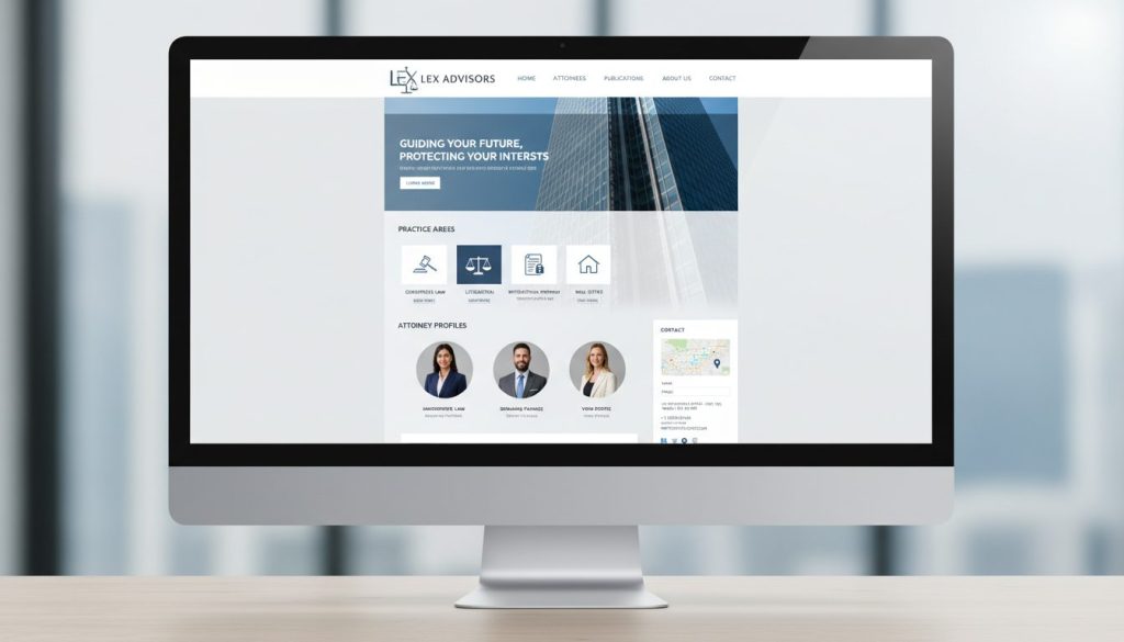 PaperStreet law firm web design
